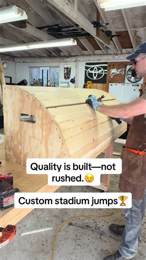 Custom Roll-Top Jumps Crafted with Precision at McCarthy