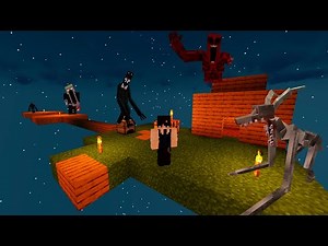 Minecraft One Block con Dwellers y Mods de Terror #1