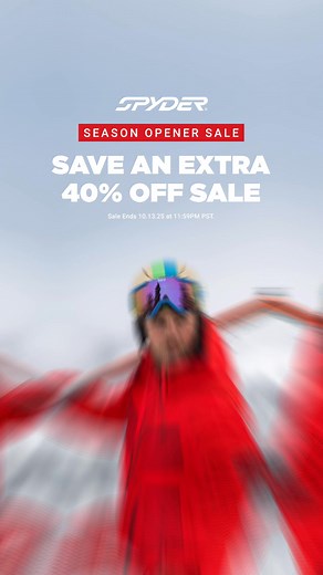 5.8K views | Take an extra 40% off sale gear for a limited time. Score the season’s best deals while they last! | Spyder Active Sports | Facebook