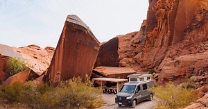 This van life camper van sleeps 8, goes everywhere, and you can rent it for less than a hotel would cost