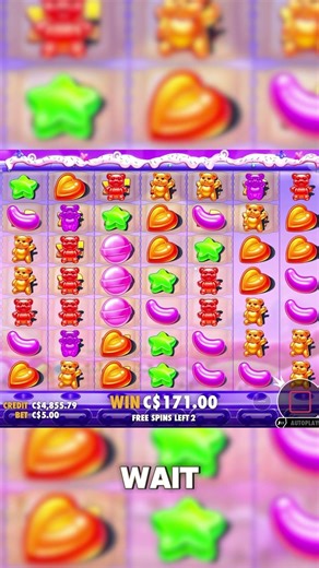 ROW OF TOP SYMBOL HITS ON SUGAR RUSH