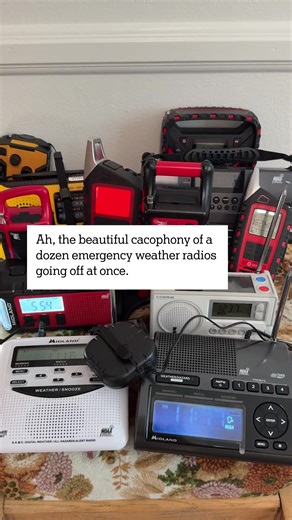 An emergency weather radio is a must-have in the event of a natural disaster — it’s the best way to get weather warnings and evacuation notices in your home and on the go. Writer Colleen Hagerty tested more than a dozen of them, which was a slightly harrowing experience when NOAA’s weekly alert tests set off our whole collection at once. Colleen and her ears lived to find the four best options. See what topped the list at the link in bio. #emergency #naturaldisaster #emergencyprep #radio #produc