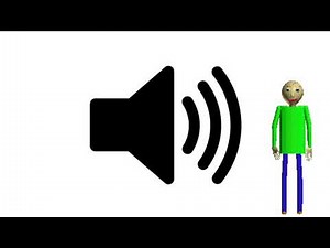 "Congratulations! You've finished my tutorial!" (Baldi Voice Lines)