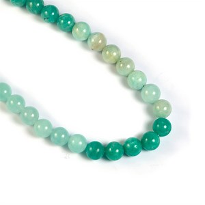 Amazonite Necklace with White Topaz in Sterling Silver 270.60cts
