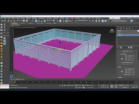 3ds Max Me Railing Kaise Banaye | How to Create Railing in 3ds Max – Step by Step