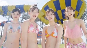 広田ゆあ on Instagram: "芝政ワールドのCMに出演しました〜🩵 スリル満点のスライダーもあって大人から子どもまでみんな楽しめるプールです！！まだまだ暑いですし、9月も営業中なので是非❤️‍🔥❤️‍🔥 #芝政ワールド #芝政ワールドcm"