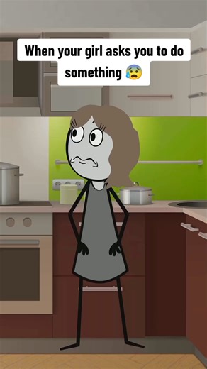 45K views · 612 reactions | When your girl asks you to do something  #animation #couple #skit #relatable #comedy #usa | Cool Animations | Facebook