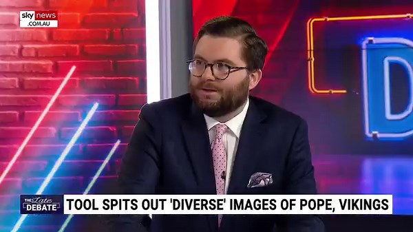 1.1K views · 36 reactions | Google’s new chatbot Gemini has issued an apology after users discovered the AI was “not keen to generate images of white people,” says Sky News host James Macpherson. Watch the full episode at SkyNews.com.au/Stream | Sky News Australia | Facebook