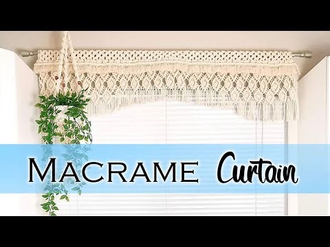 HOW TO | Macrame Curtain