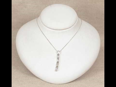 Italian Stylish Silver Pendant Necklace #4569
