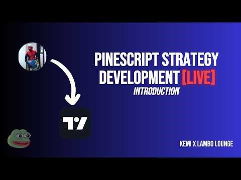 PineScript Strategy Development (Introduction) [LIVE]