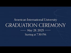 AIU Graduation Ceremony - 2025