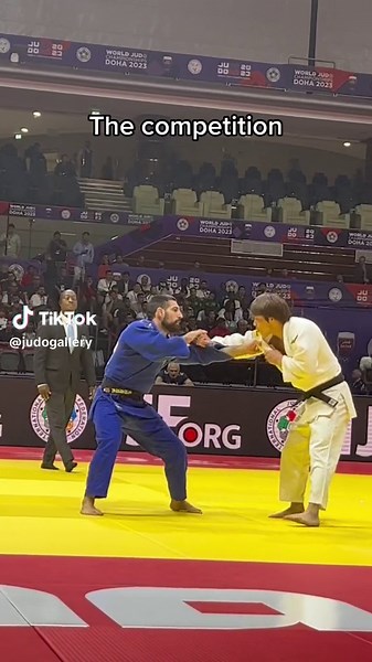 Judo Warm-up vs Competition: Intense Battle in Qatar Olympics