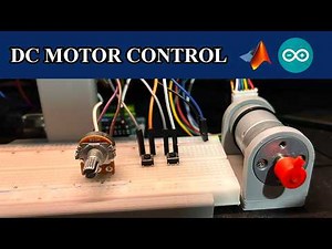 DC Motor control with MATLAB Simulink and Arduino