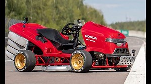 Honda lawnmower is fastest in the world, hits 100 mph in 6 seconds