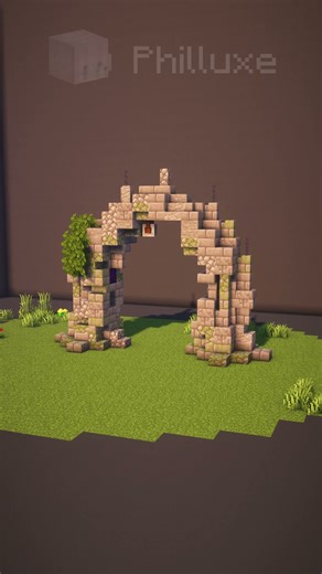 Ruined Nether Portal Design 🌌 #minecraft #shorts