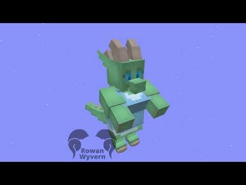 Lizzy Lizard Minecraft Custom Player Model Showcase
