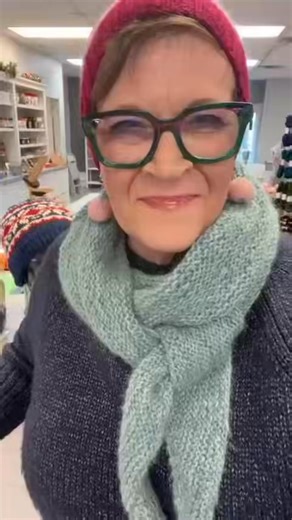 No problem…Winter Weather Advisory… we are O P E N! Wear your KPS makes in today or tomorrow and receive a free sticker or magnet. While supplies last. It’s warm in here | Knit-Paper-Scissors