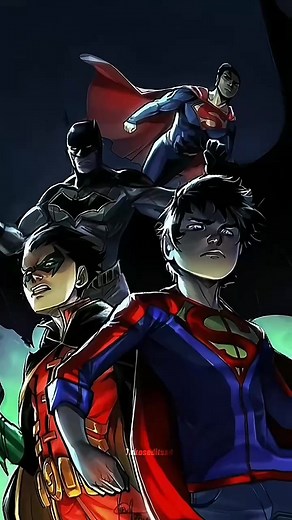 #damianwayne #jonkent #batman #robin #superboy #superman #superson #dc #dccomics #fyp