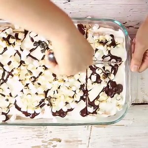 1M views · 20K reactions | S'mores Ice Cream Cake Full recipe:...