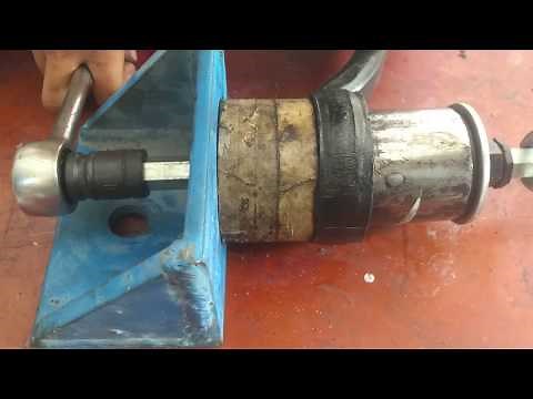 como cambiar bujes rápido con poca herramienta