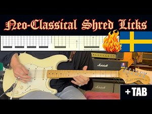 5 Neo Classical Shred Licks (part 1)