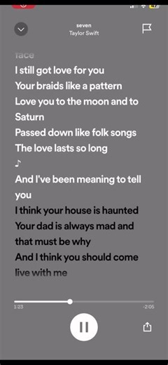 seven - taylor swift #taylorswift #taylorsversion #seven #folklore #spotifysounds #lyricsspeedup #spotifywrapped #spotifyspeedsongs #evermore #red #lover #harrystyles #capcut #erastour #midnights #speaknowtaylorsversion #foryoupage