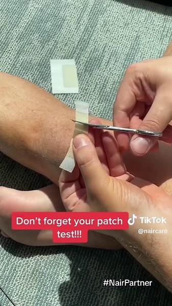 Effortless Leg Waxing with Nair Sensitive Strips