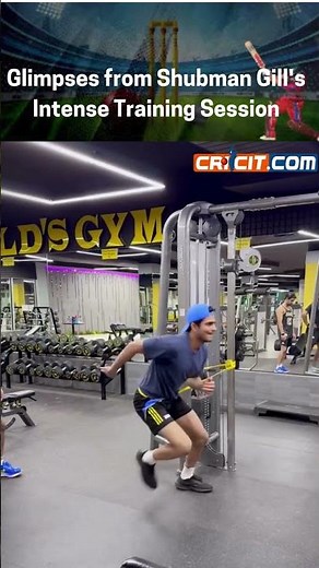 Glimpses from Shubman Gill's Intense Training Session