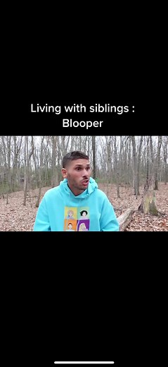 My dad vs a tree 😂dad 0 - Tree 1 #parody #livingwithsiblings #siblings #blooper #bloopers