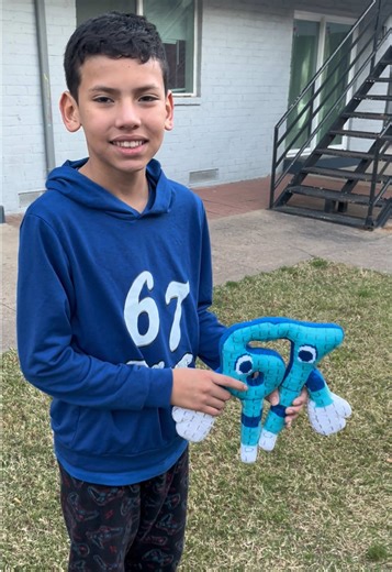 Steal a Brainrot 67 Plush 9.8inch Viral Brainrot Meme Toy, Soft Pixel Collectible for TikTok Fans, Soft Stuffed Animal