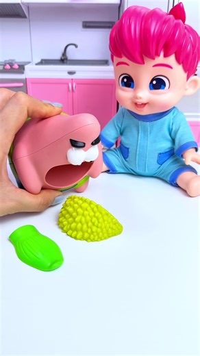 ASMR Unboxing Pinkfong Bebefinn & Patrick Star Toy Set | Satisfying Toy Play #shorts