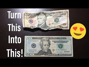 How To Make Your Bills Crisp (No Iron Needed)