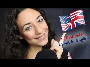 My first video in English 🇬🇧🇺🇸 Sweet and delicate whispers | ASMR
