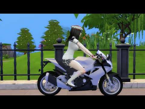 the sims 4 cc set bike motosport aprillia and honda cb by waronk