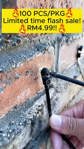 High-Quality Cable Ties: 100 Pieces per Pack at an Affordable Price!