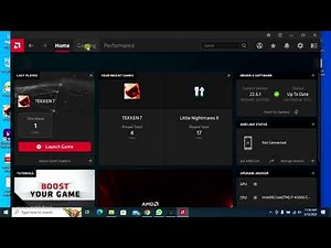 how to add game to AMD radeon software