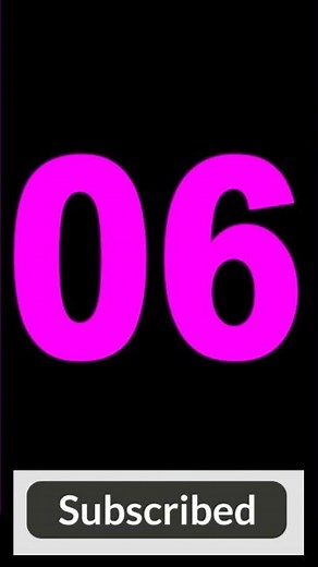 10 to 1 Countdown Amazing Neon color with words/Beep #shorts #2023