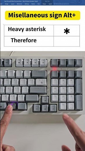 Therefore sign in Word