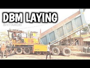 Dense Bituminous Macadam (DBM) Preparation and Laying Methodology | Highway Brothers #dbm