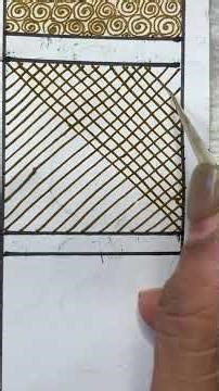 Day 7 | Mehndi Checks Design Step by Step | Beginners ke liye Easy Checks Pattern #youtubeshorts