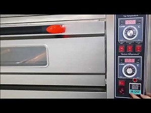 # deck oven # top and bottom temperature control # easy operation baking oven