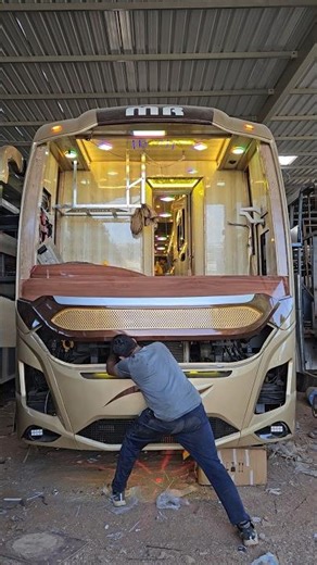 new mr bus service 2x1 ac sleeper coach manufacturing complete process #thebusmaking #bus