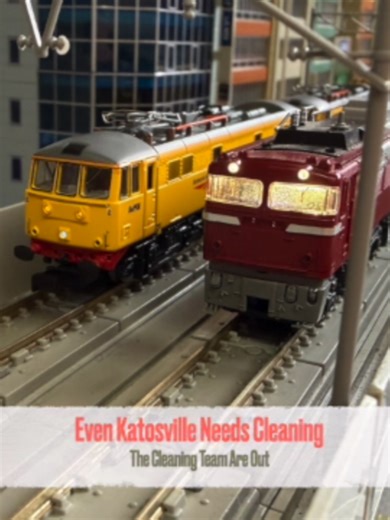 We need to clean the tracks with non Japanese locos... Top Japanese and European N gauge trains & Unitrack. Perfect long trains in small spaces. www.youtube.com/@thekatochannels #kato #unitrack #unitram #clean #dapol #people