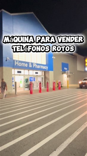 Máquina para vender teléfonos rotos en Walmart | maquina para vender celulares