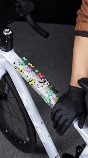 Bike frame sticker😍, allow DIY, can sticker it as you like.#bikestickers #bikeaccessories