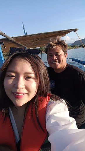 7K views · 56 reactions | shoutout muna kay misis habang nagboboatride tour❤☺ #taallake #TaalVolcano | Taal Volcano and Taal Lake Tourguide Boat ride | Facebook