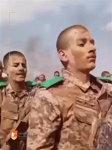 Scenes from the training of the first batch of conscripts for military service at the Shweir camp