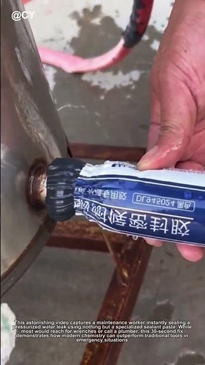 "Magic Leak Stopper - Watch This $5 Paste Fix Pipes in Seconds!"