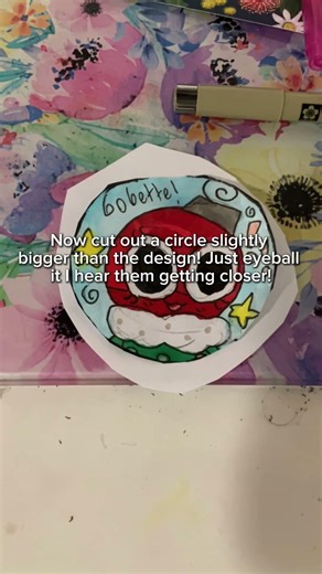 Tutorial on how to make pins!! (Very relaxing) #dandysworld #diy #shorts #pins #craft #yay #shorts 🫧